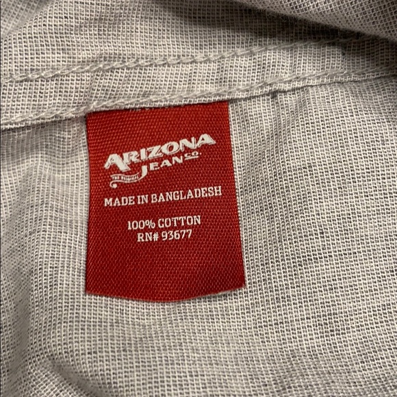 Arizona Casual Gray Button Down - Picture 6 of 6
